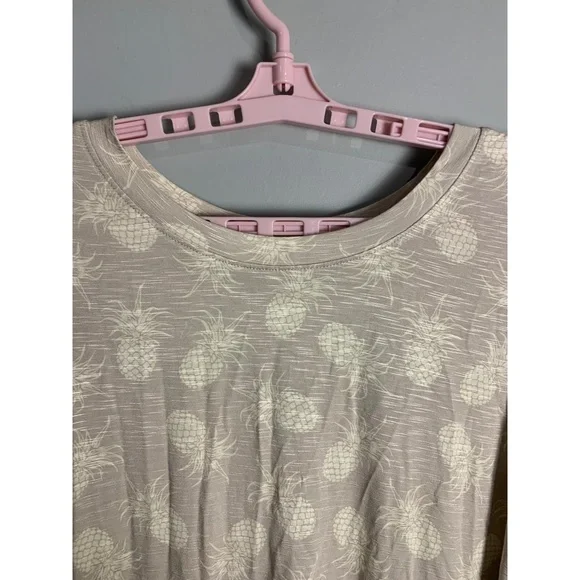 Torrid Beige Pineapple Print Tank Top - Picture 9 of 11